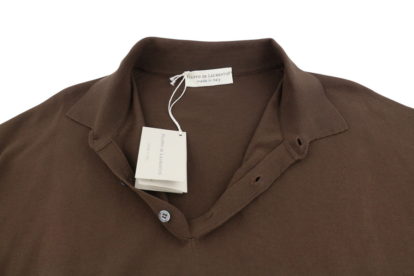 Braune Poloshirts aus Baumwolle