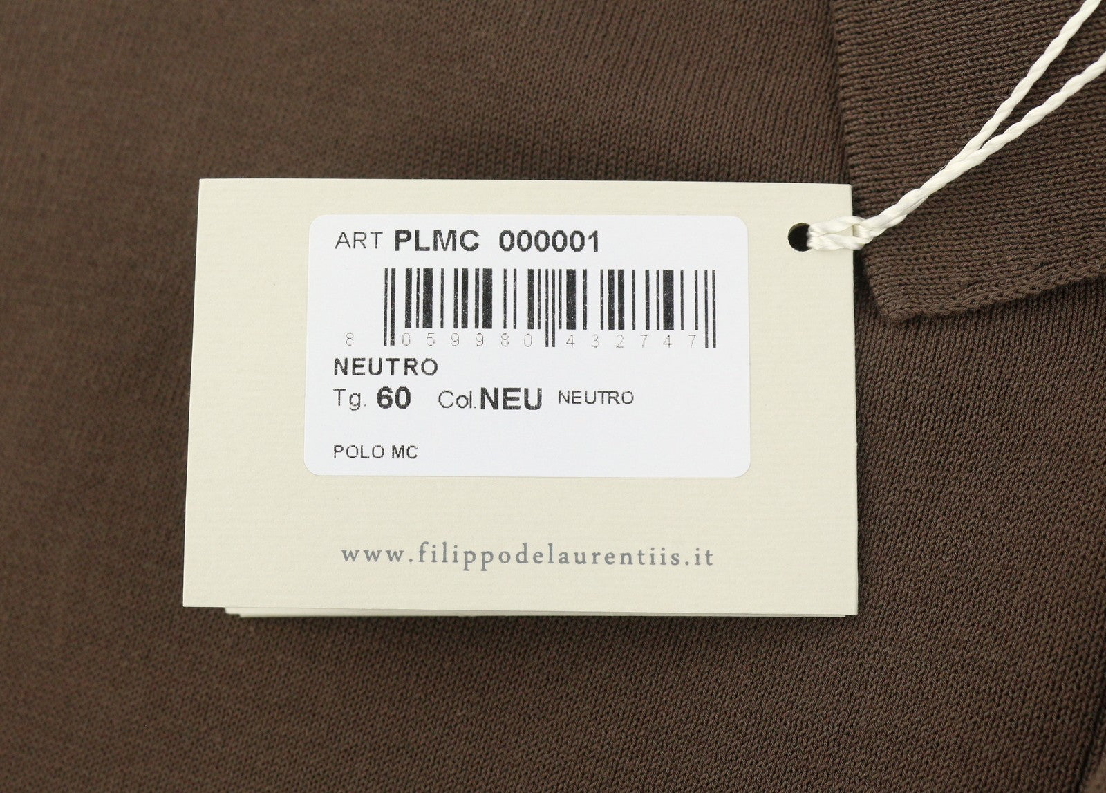Braune Poloshirts aus Baumwolle