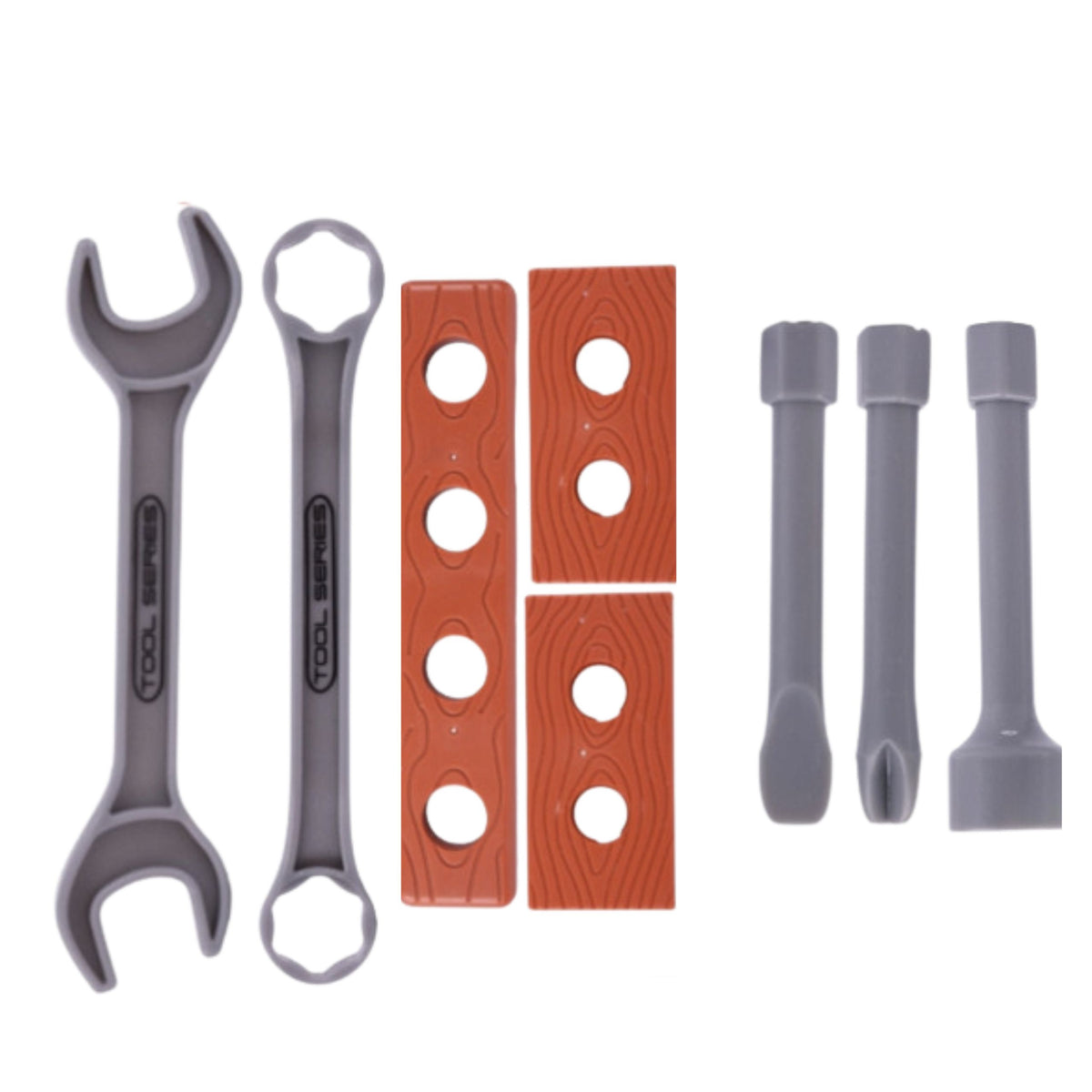 Ceardlann Little Handyman ar Bhinse Druileála Uirlisí Accessories 18 ríomhaire.