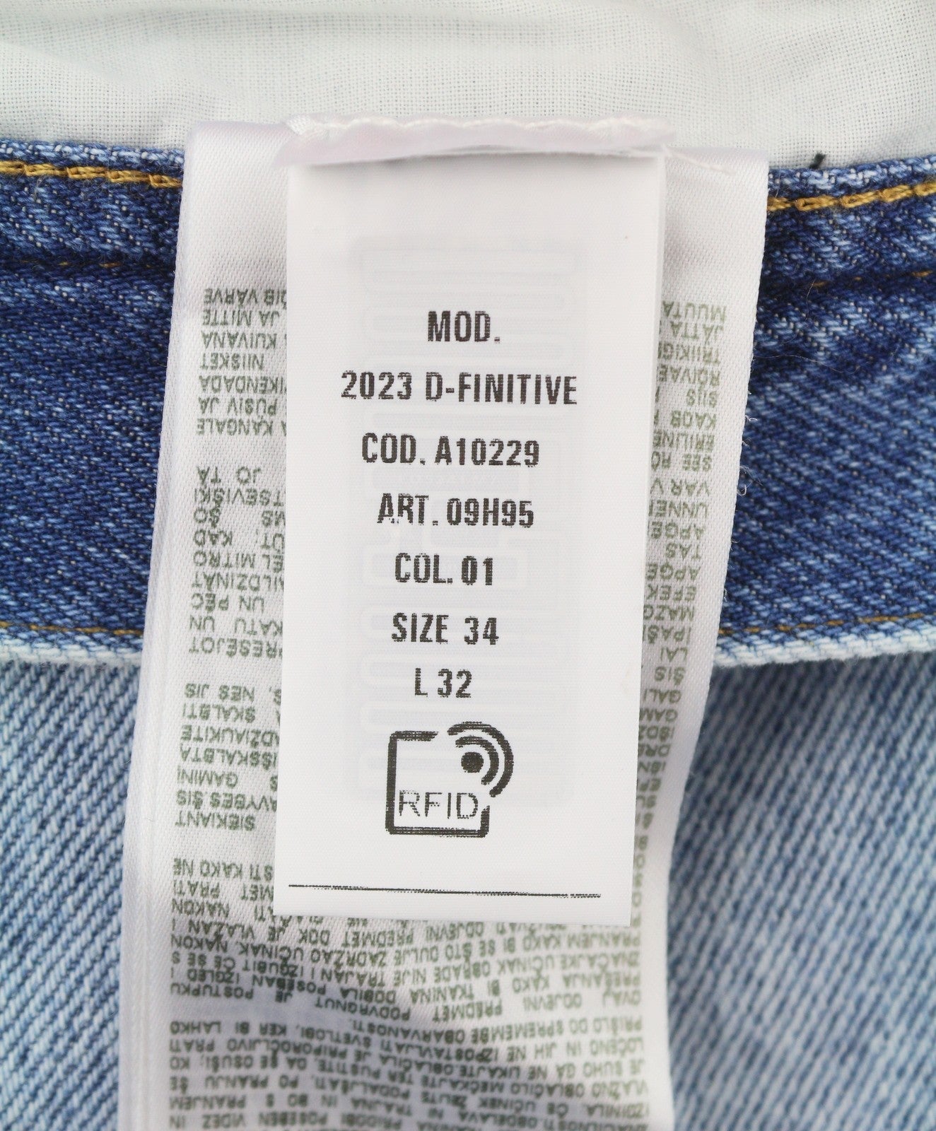 Díosal 2003 D-finitive 09h95 Fir Jeansblue Fit Tapered Rialta Rrp195