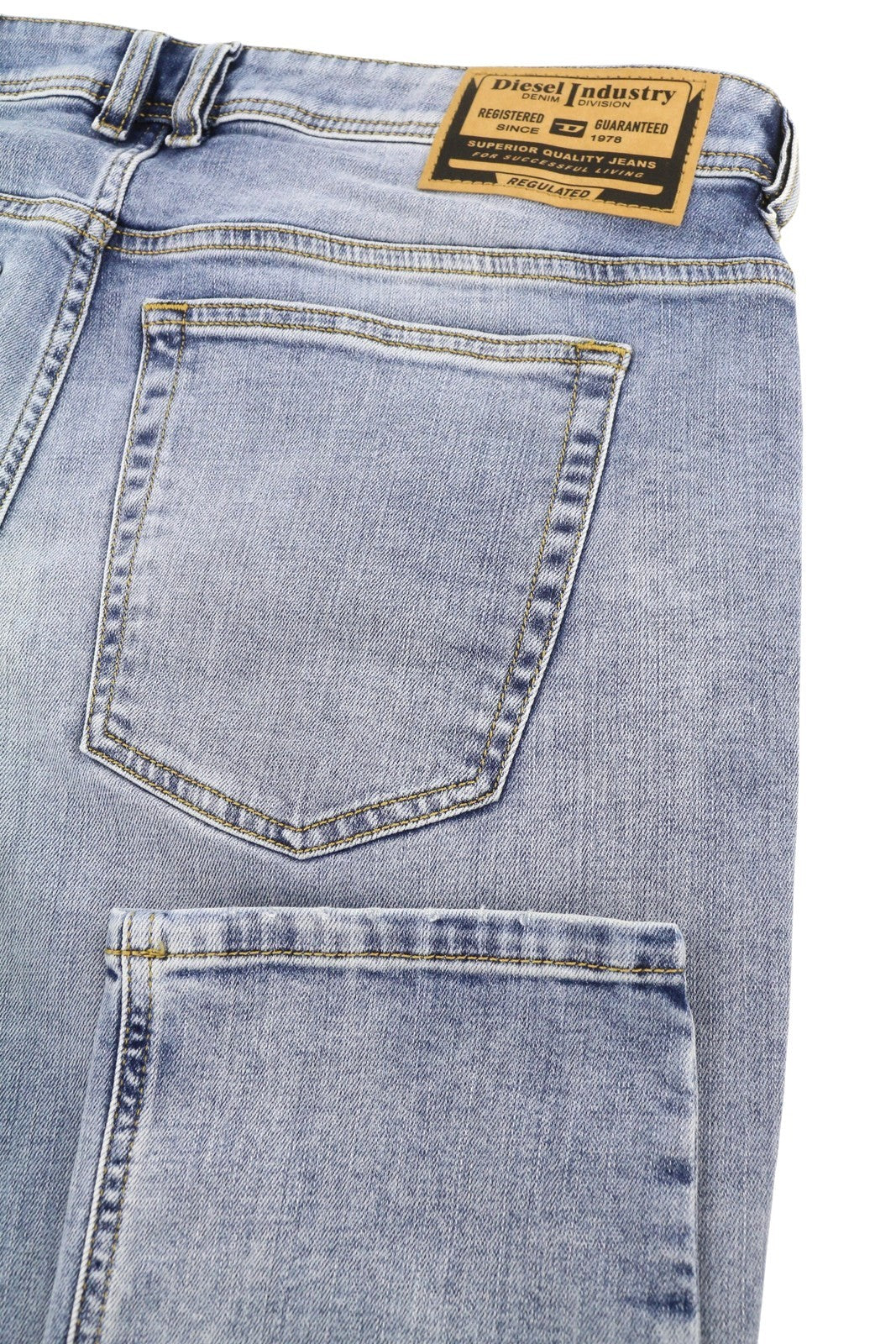 Diesel 1979 Sleenker R329k Mænd Jeansblå Faded Skinny Fit Rrp195