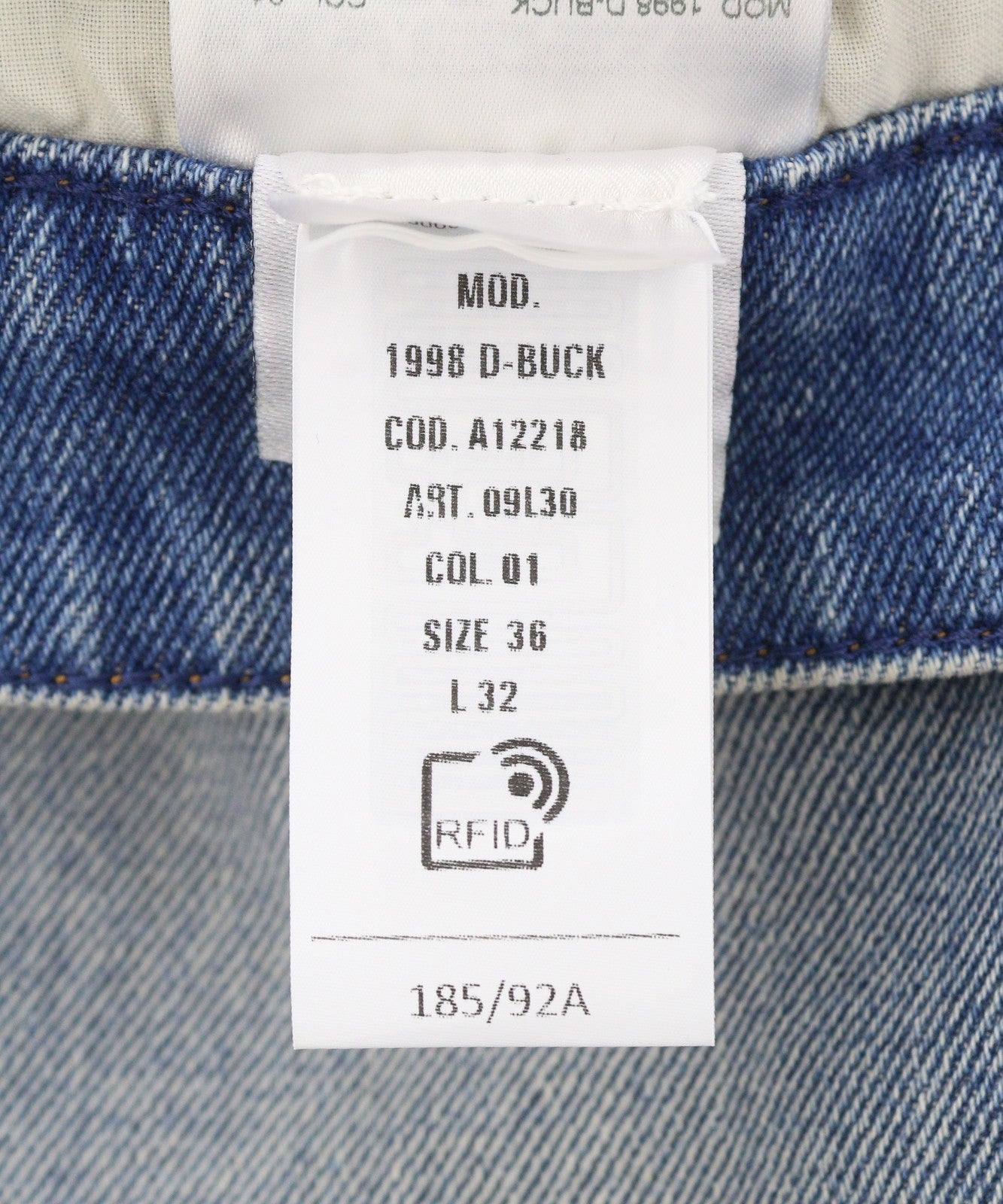 Diesel 1998 D-buck 09l30 Hombre Jeansblue Corte Slim Bootcut Pierna Rrp225