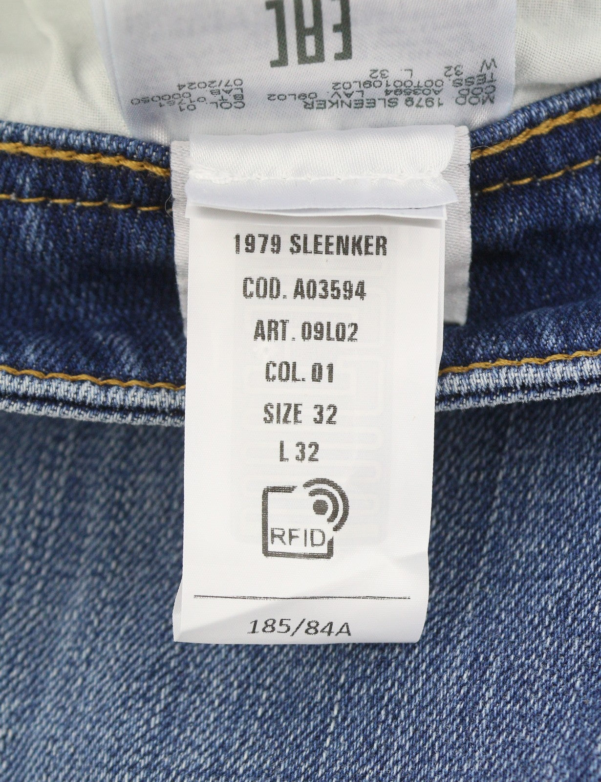Diesel 1979 Sleenker 09l02 Herre Jeansblå Falmet Skinny Lav talje