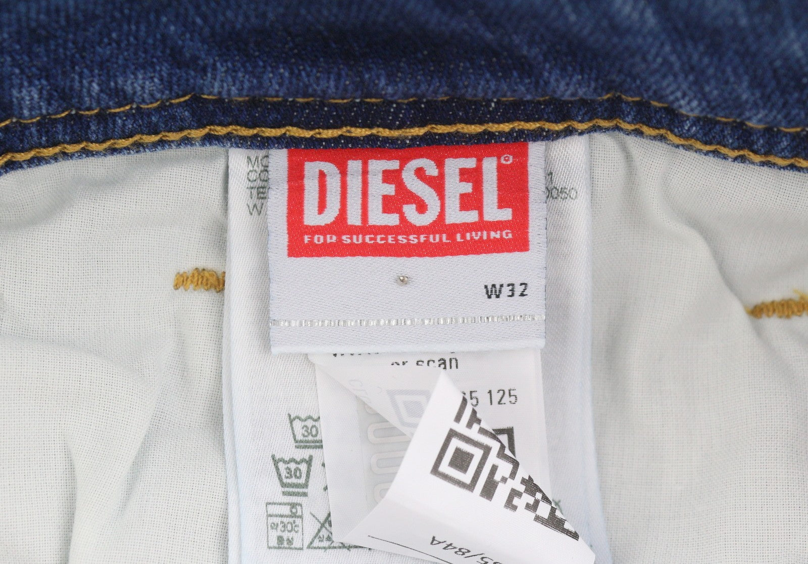 Diesel 1979 Sleenker 09l02 Herre Jeansblå Falmet Skinny Lav talje
