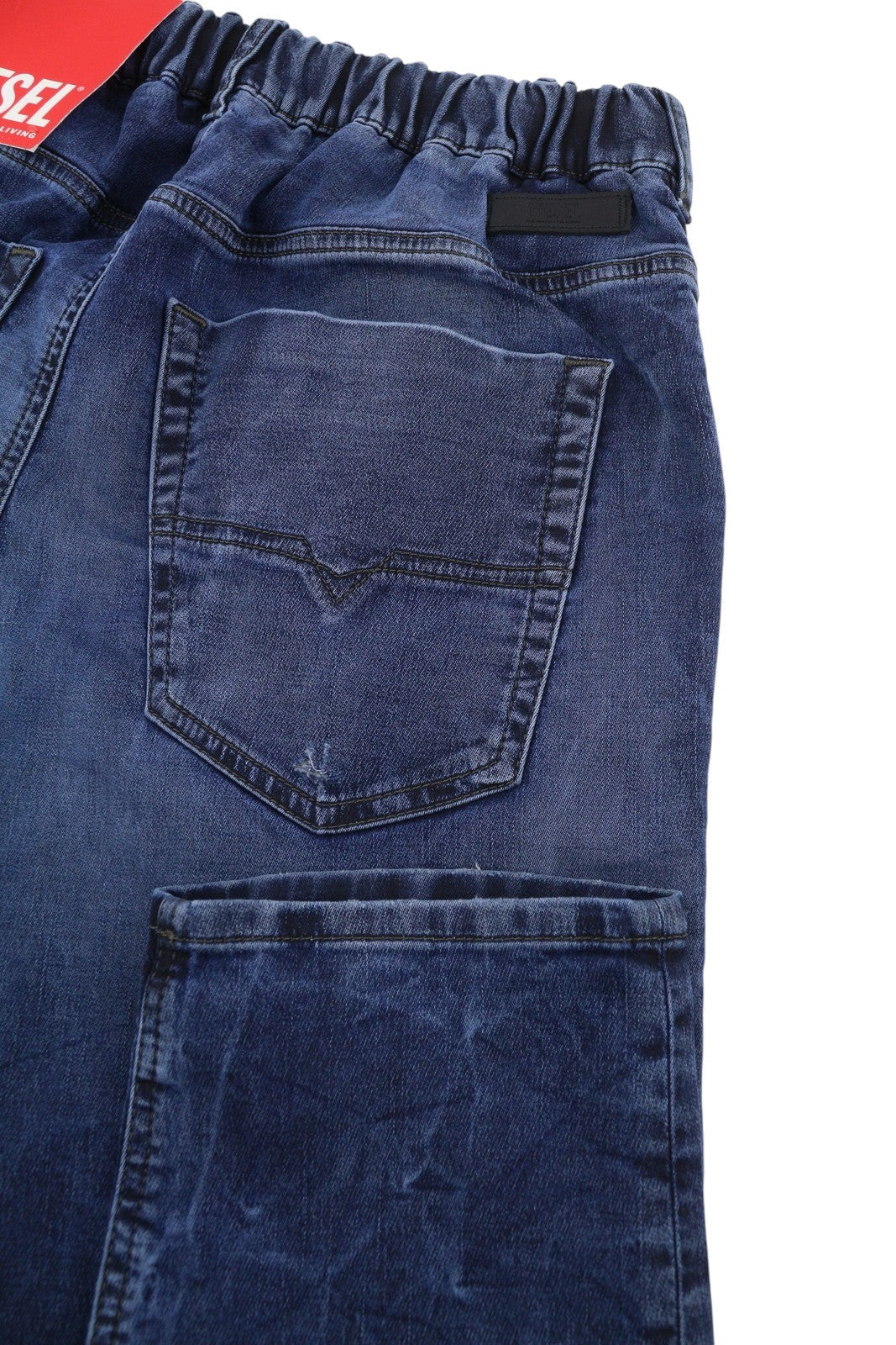 Diesel Krooley-e-ne E9h11 Fir Jeansblue Anacair Faded Jogg Rrp295
