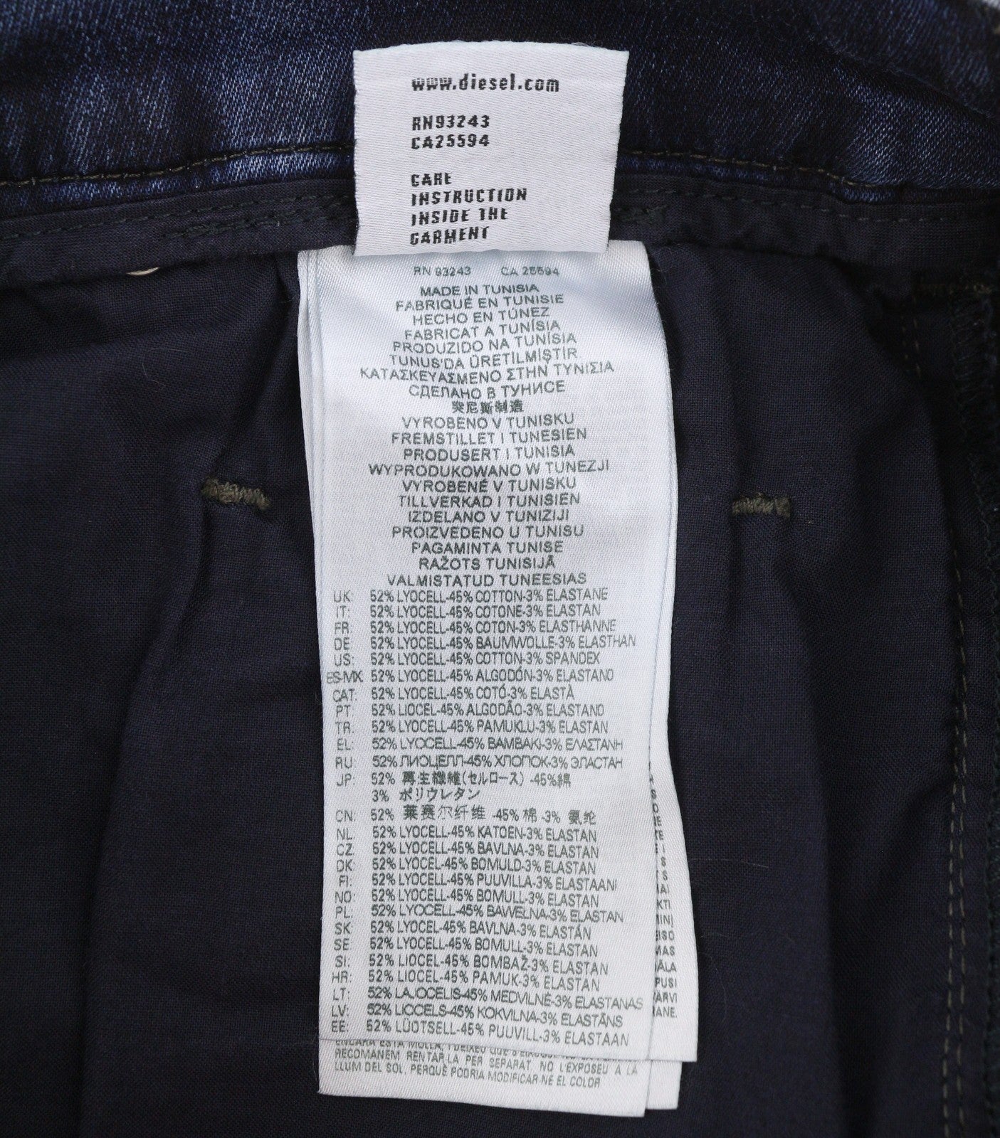 Diesel Krooley-e-ne E9h11 Fir Jeansblue Anacair Faded Jogg Rrp295