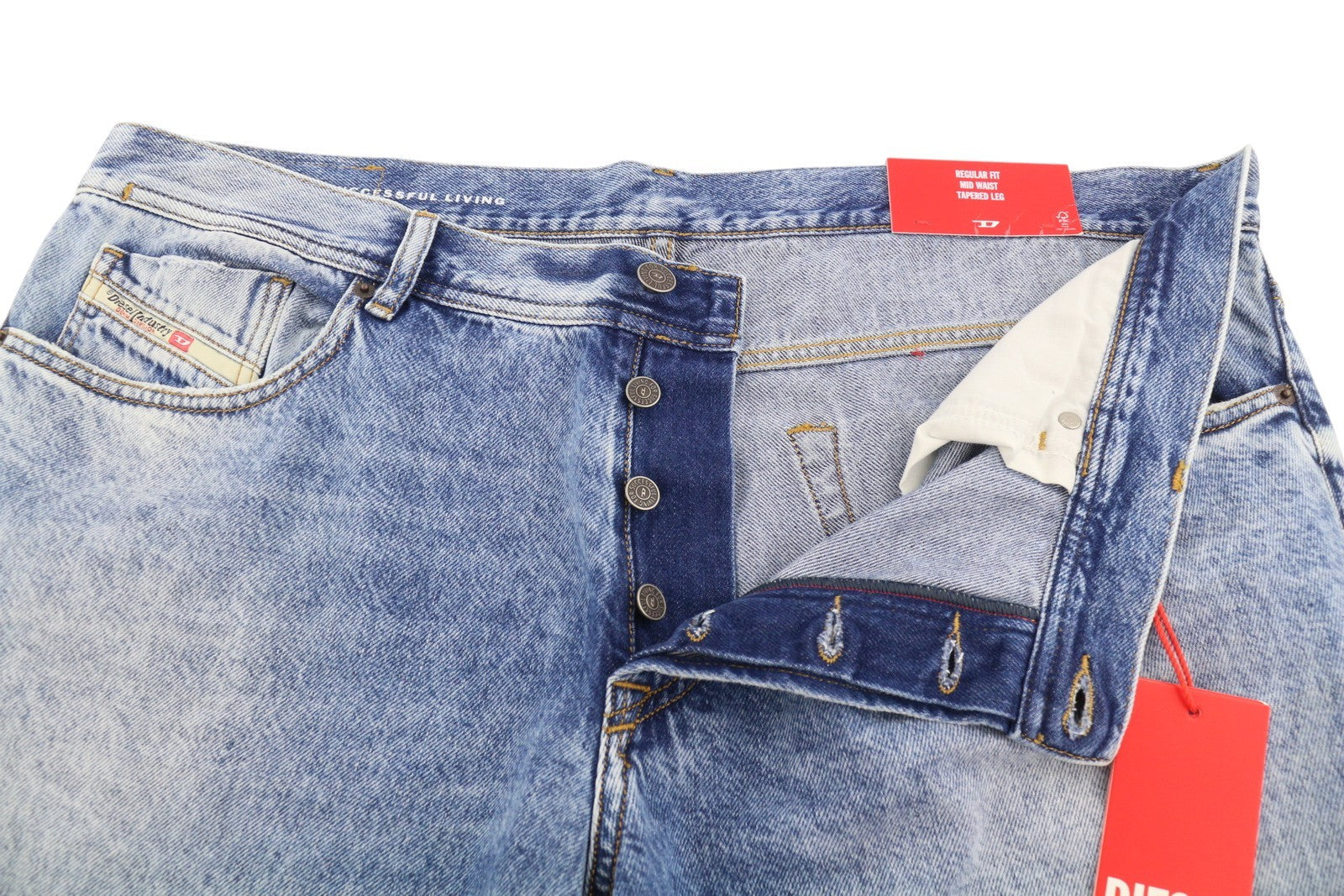Díosal 2003 D-finitive 09h95 Fir Jeansblue Fit Tapered Rialta Rrp195