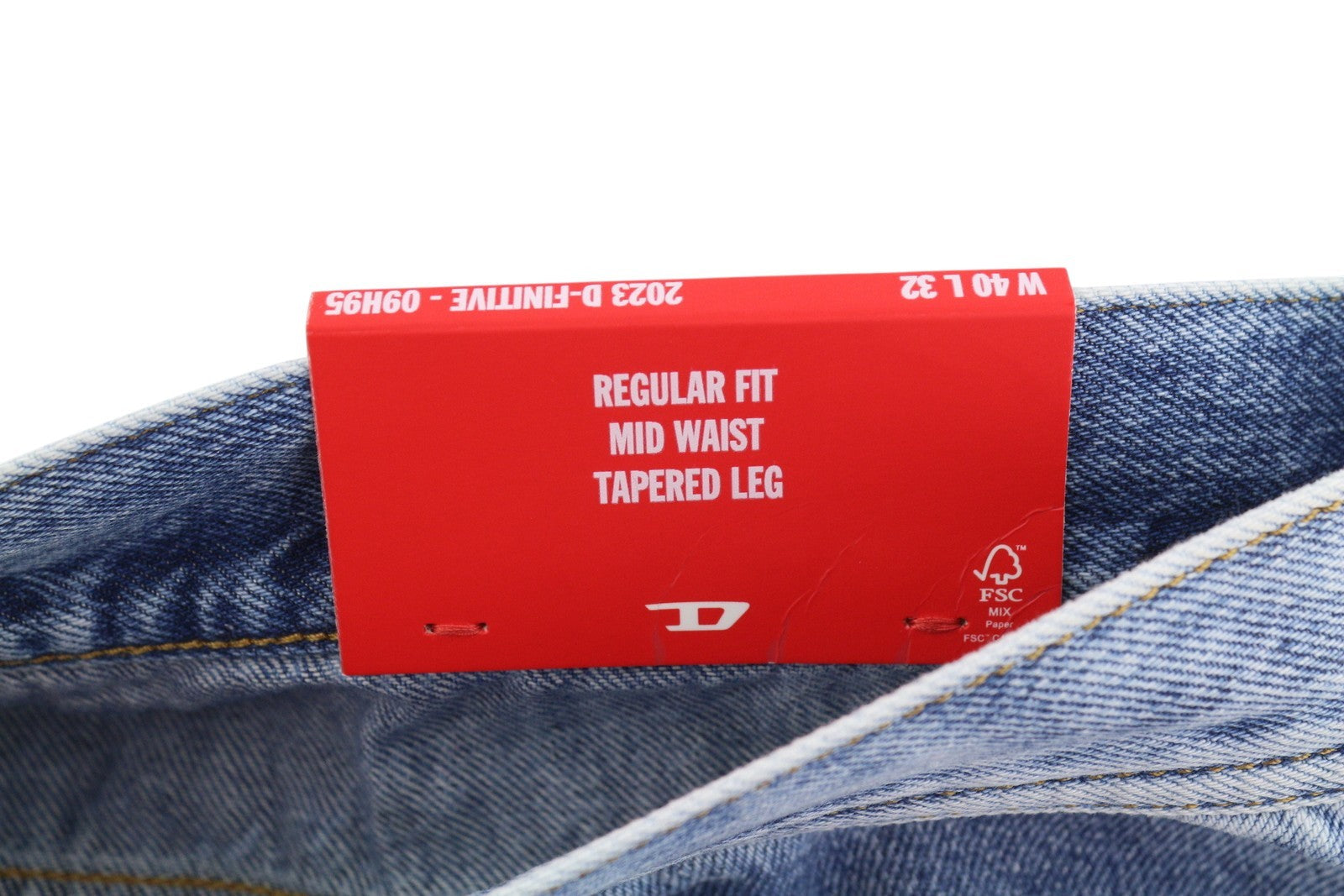 Díosal 2003 D-finitive 09h95 Fir Jeansblue Fit Tapered Rialta Rrp195