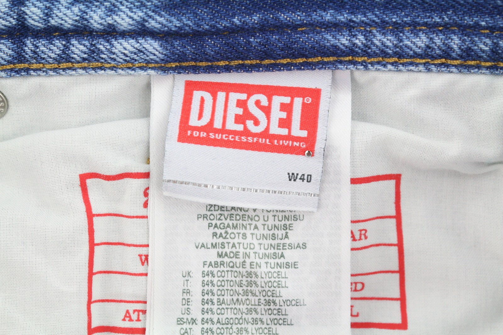 Díosal 2003 D-finitive 09h95 Fir Jeansblue Fit Tapered Rialta Rrp195