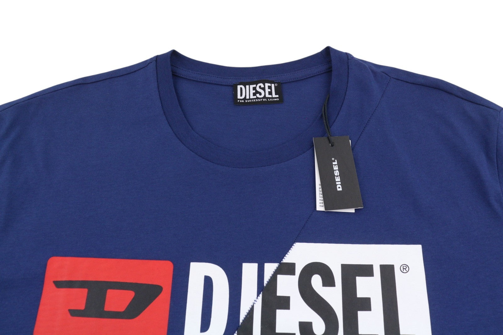 Diesel T-diego-cuty Pánské tričkomodré Bavlna Tricot Crew Krátký rukáv