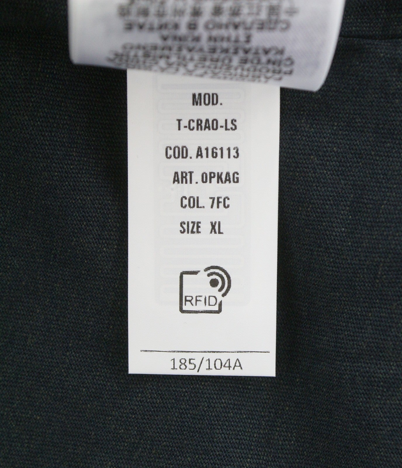 Diesel T-crao-ls Men T-léine Éadaí Daite Bróidnithe Lógó Long Sleeve Rrp150