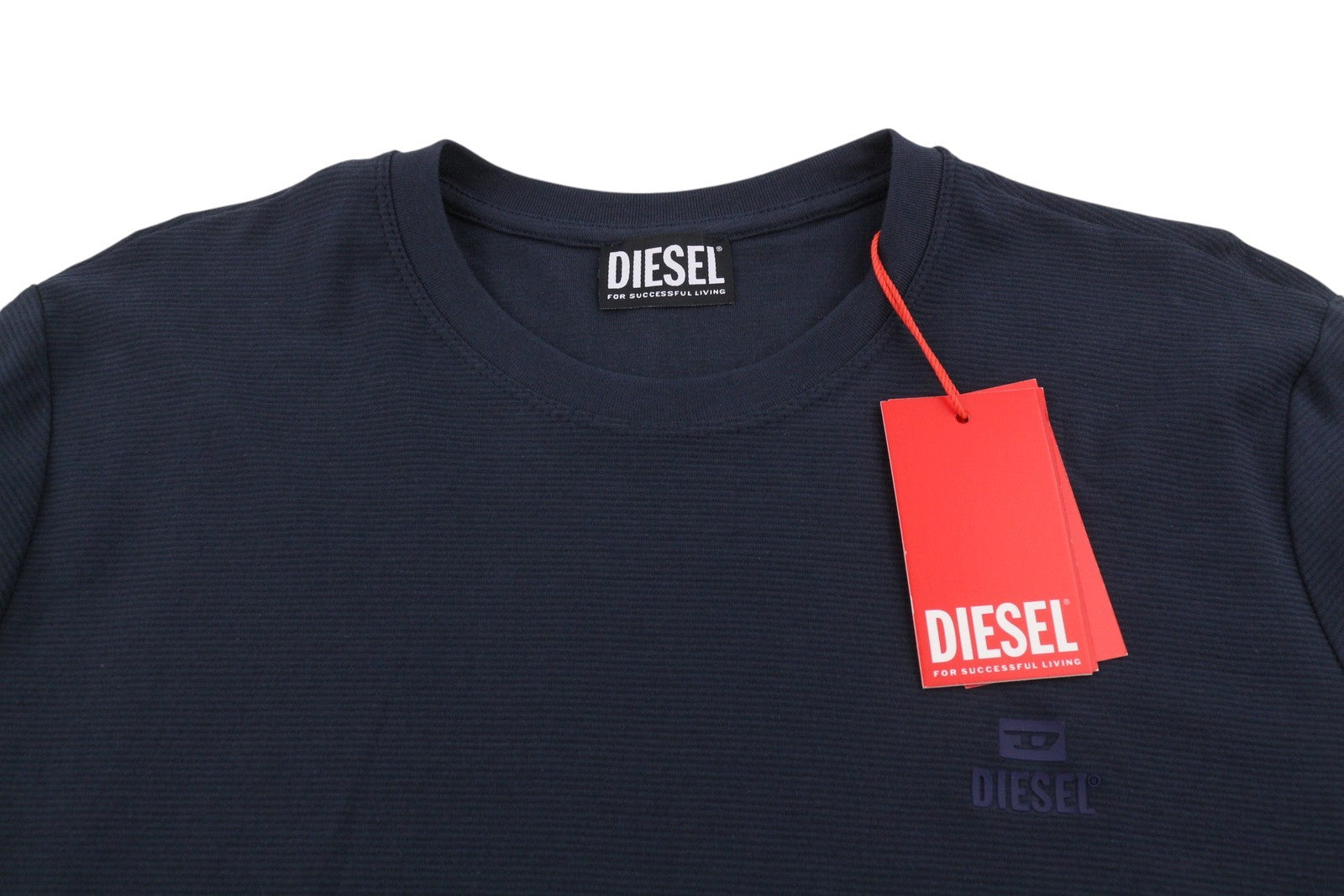 Diesel T-diego-long-a-r-hd-új férfi pólósötétkék, nyakba húzható