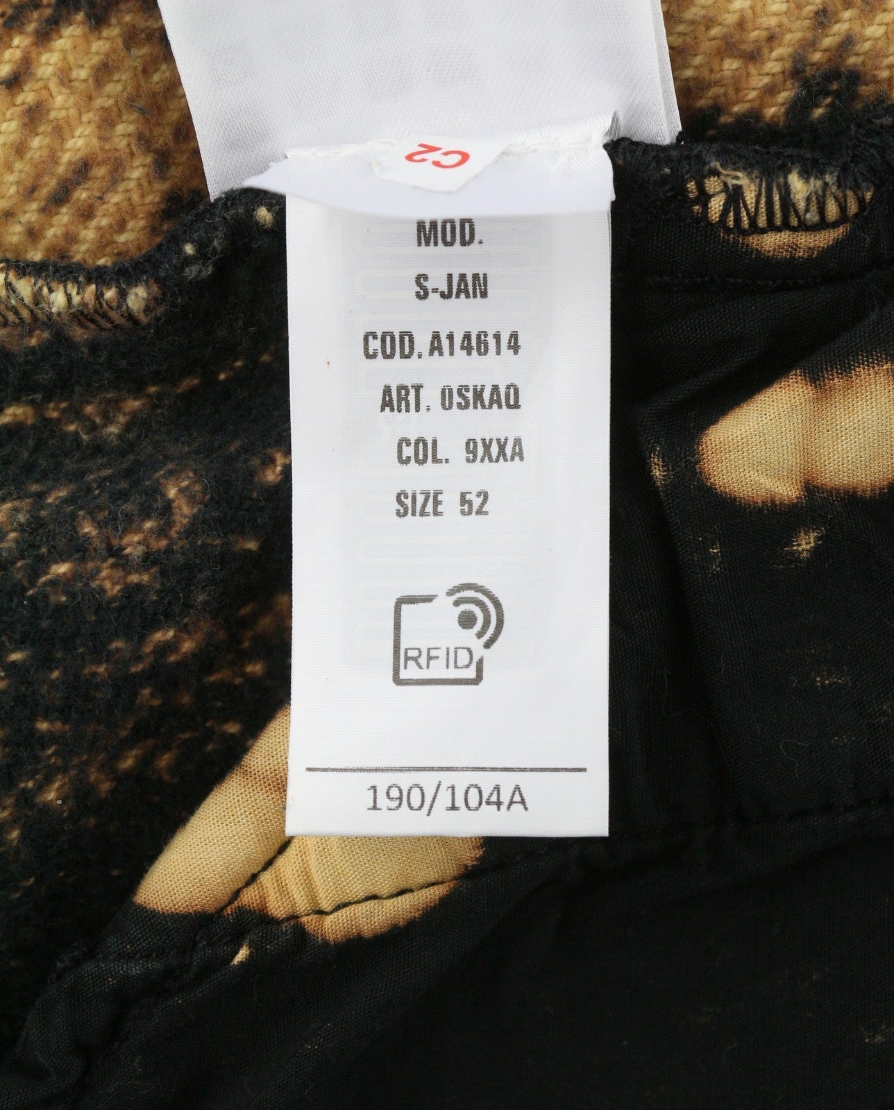 Diesel S-jan Men Jacketblack Printed Fleece Thick Overshirt Rrp295