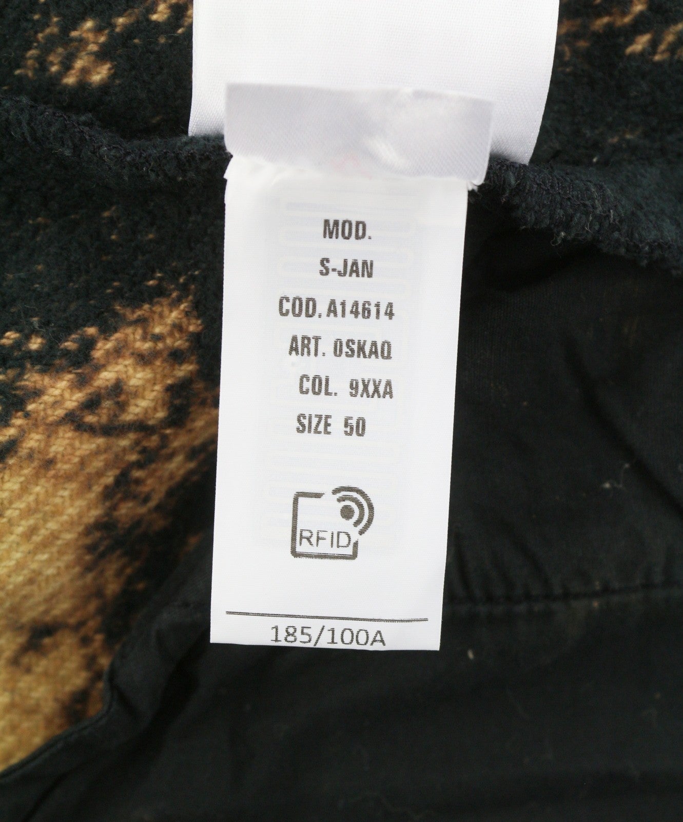 Diesel S-jan Men Jacketblack Printed Fleece Thick Overshirt Rrp295