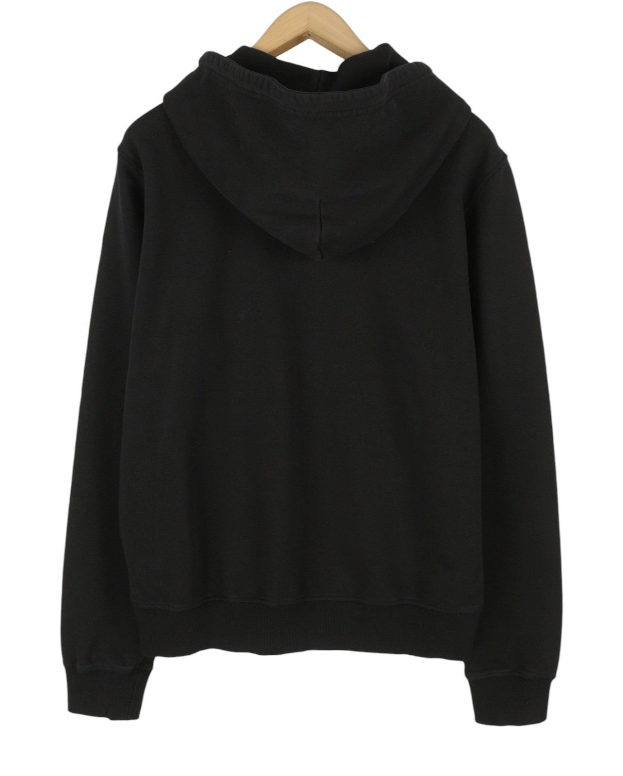 Diesel S-ginn-hood-zip-new -ita Men Hoodieblack Logo Full Zip Rrp160