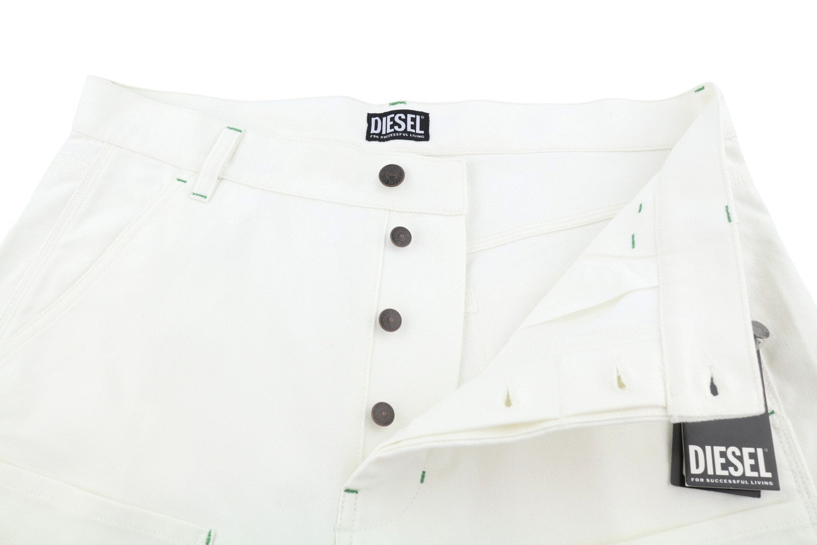 Diesel Nya Egan Herr Shortswhite Rigid Patch fickor Rrp140