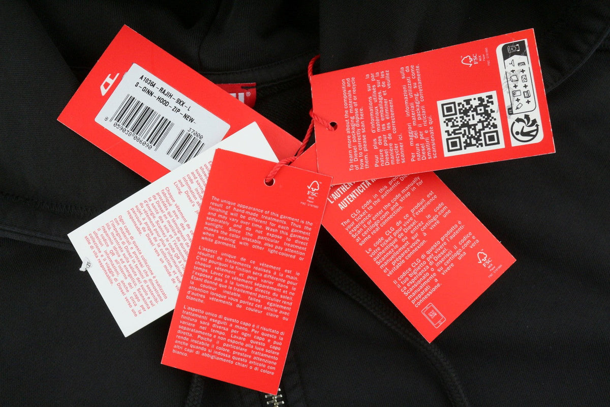 Hoodie S-ginn-capuchon-zip-nieuw -ita