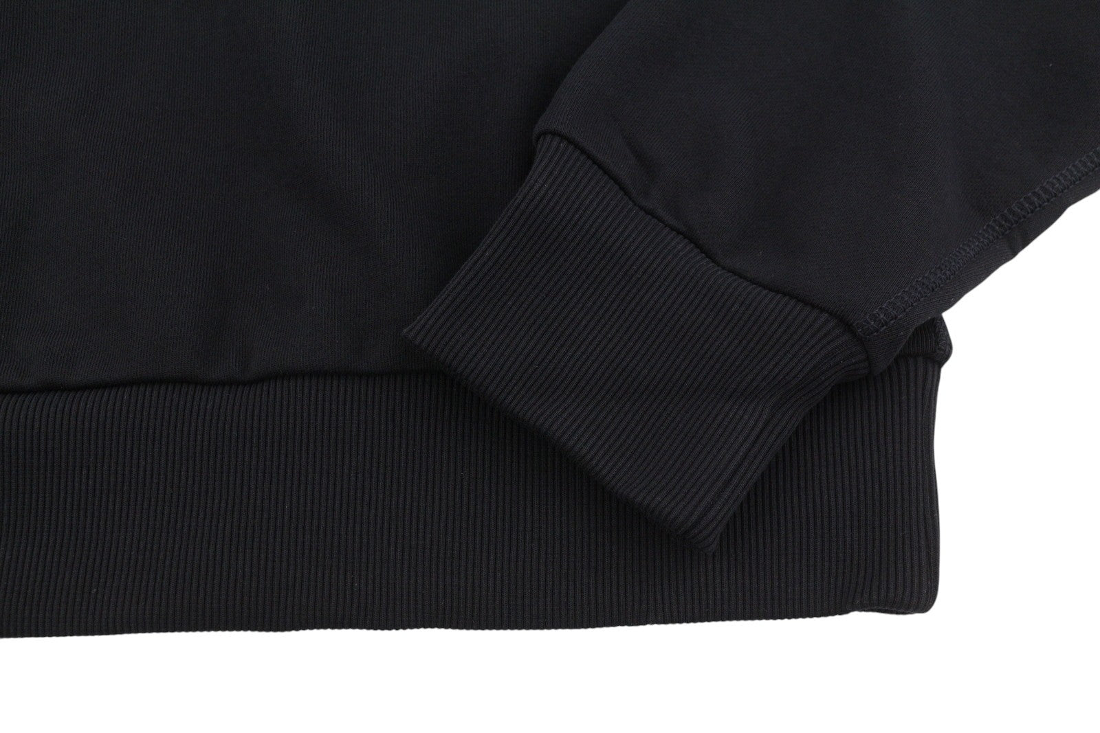 Díosal S-gir-crewneck Otb Fir Sweatshirt dubh Cotton Crew Muineál Tarraing Ar Rrp175