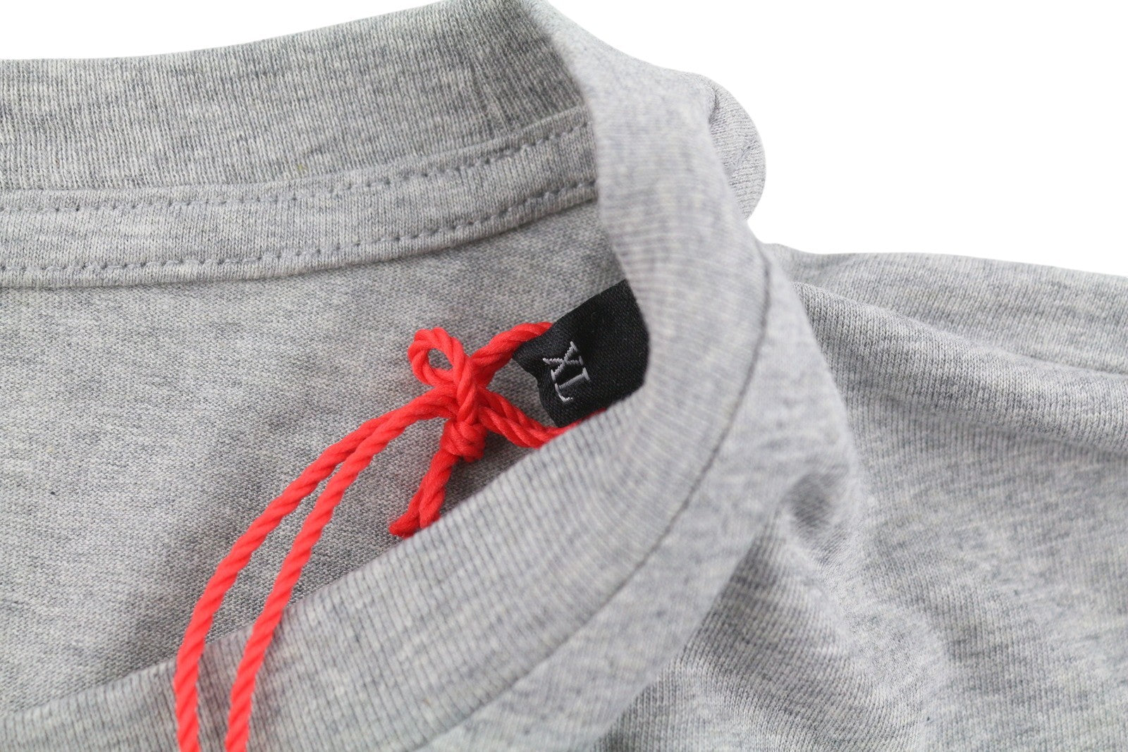 Pánské tričko Diesel T-just-ls-d šedé Melange Crew Neck Dlouhý rukáv