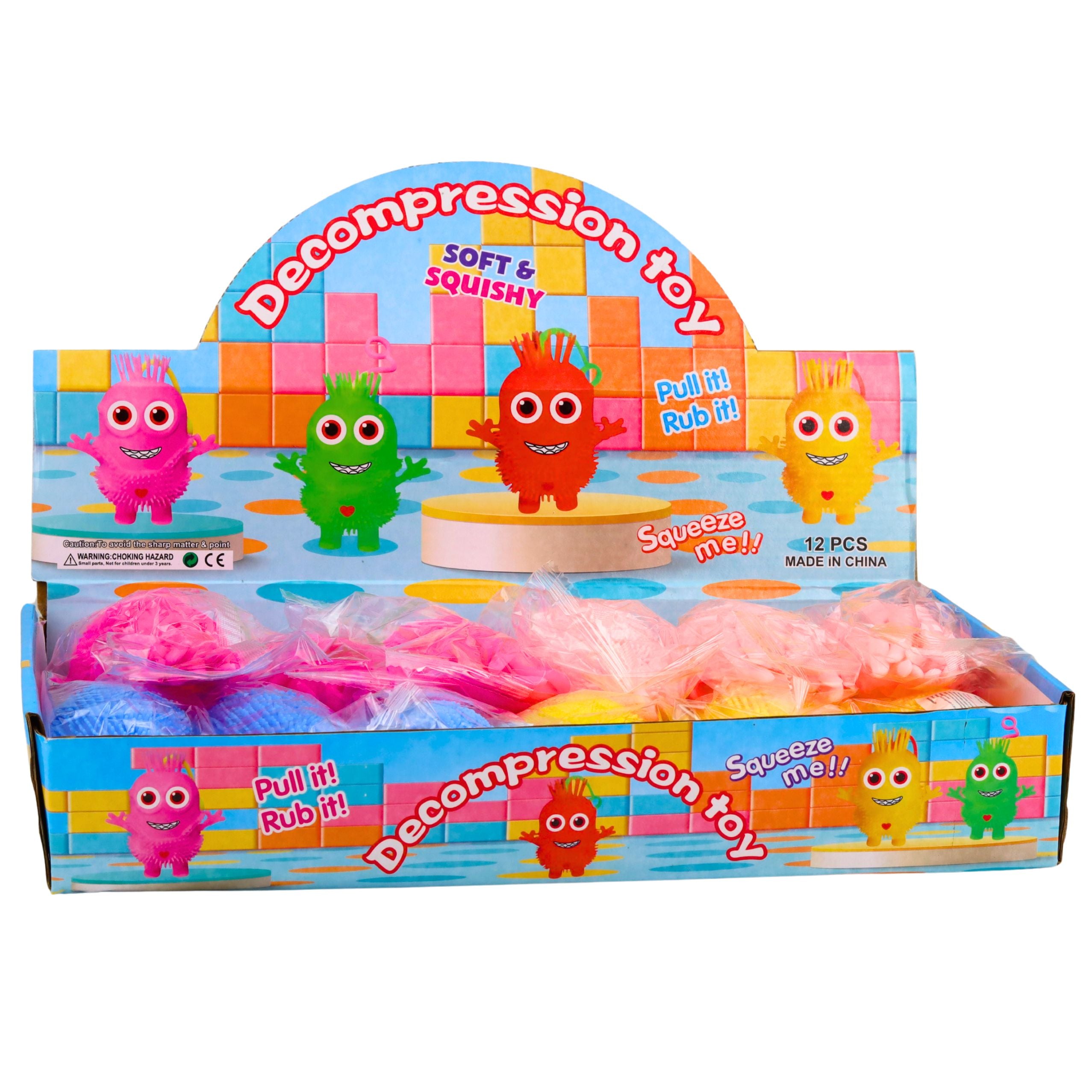 Sensory Squeeze Toy For Bouncing Squeezing Kalmar Led Light Mix Color