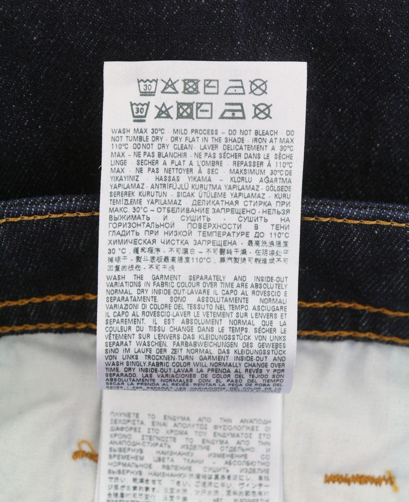 Diesel Thommer R07r2 Pánské Jeanstmavě modré Slim Fit Nízký pas Rrp150