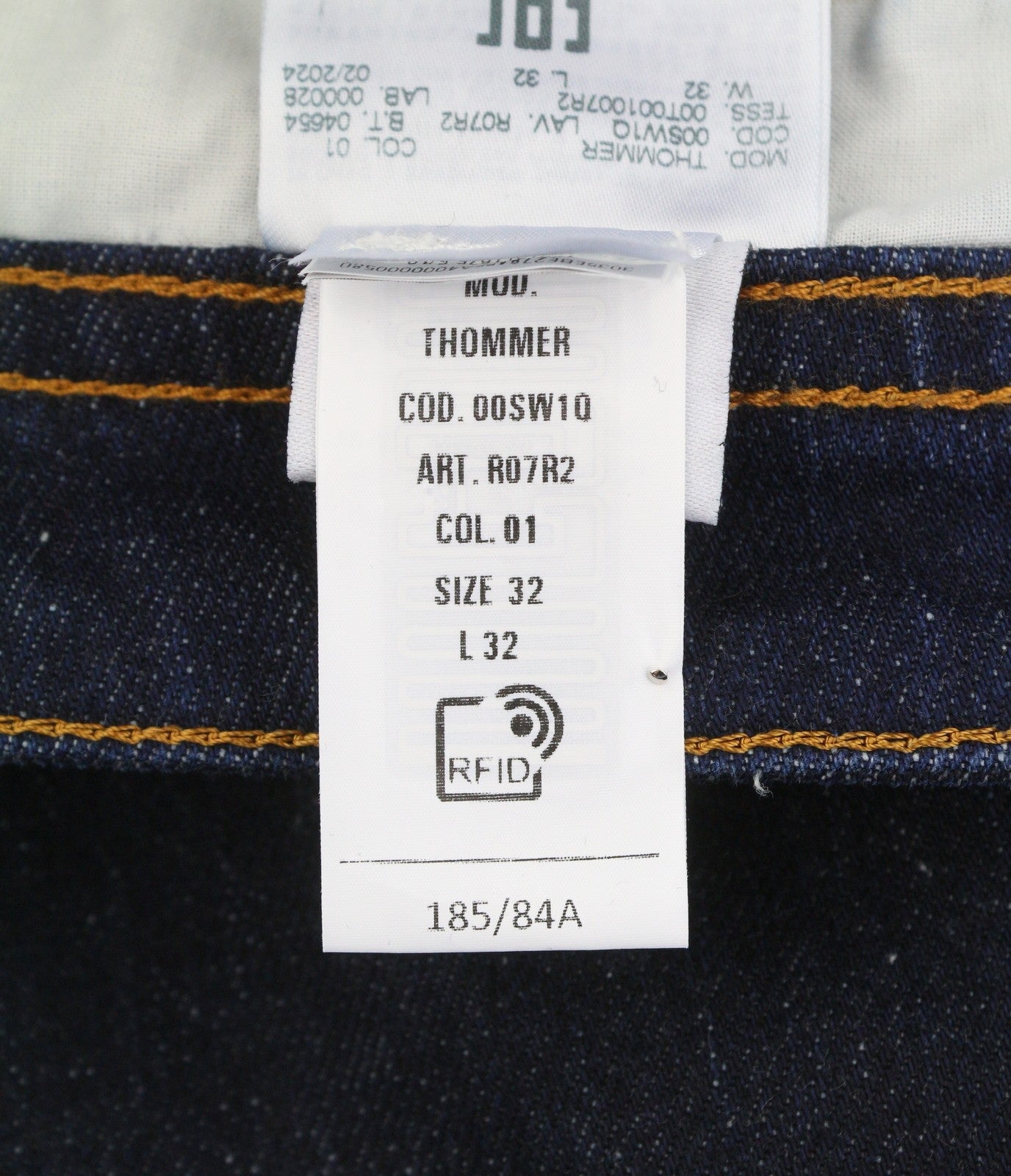 Diesel Thommer R07r2 Pánské Jeanstmavě modré Slim Fit Nízký pas Rrp150