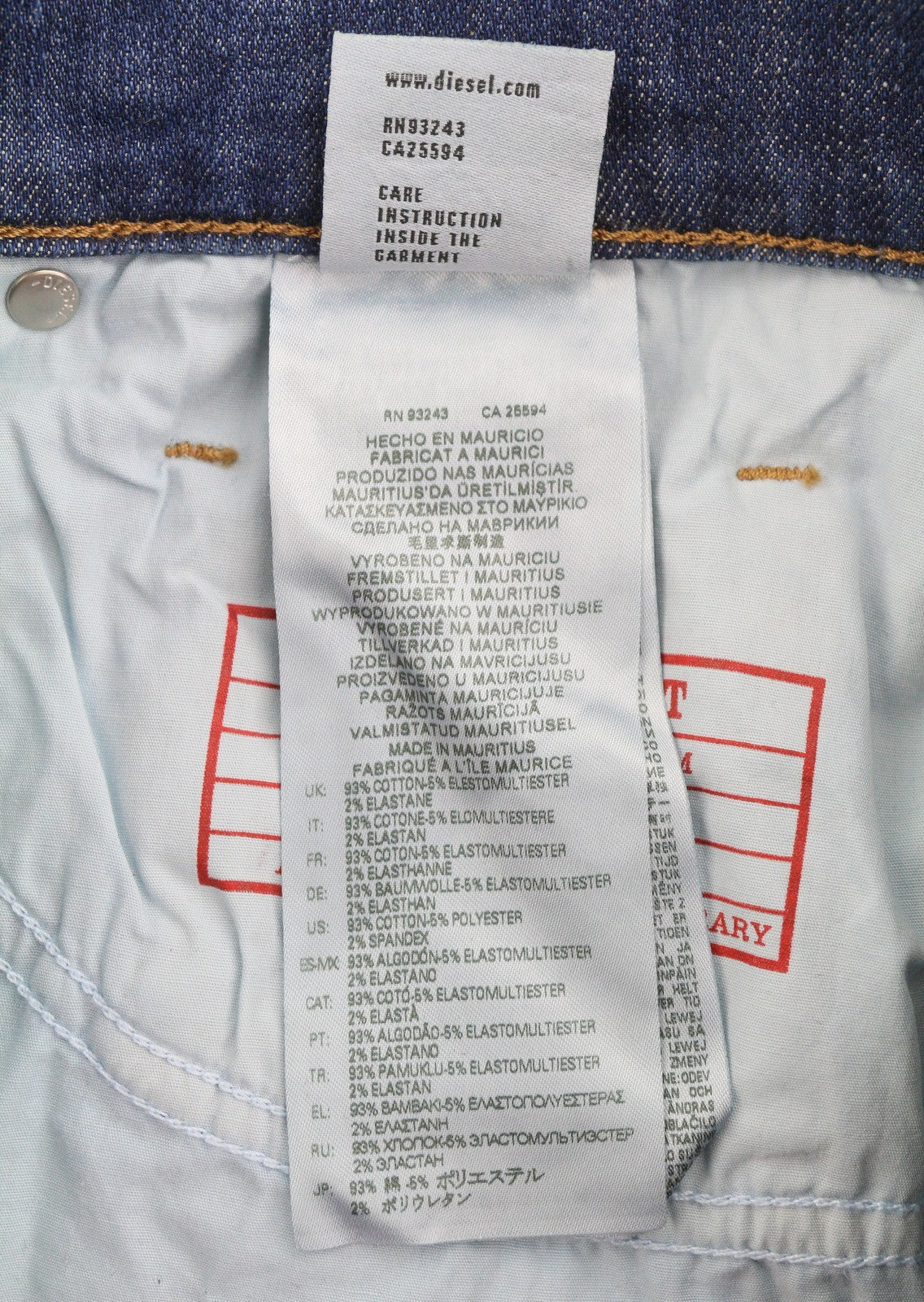 Diesel 2019 D-strukt 0dqae Men Jeansblue Faded Sim Fit Rrp175