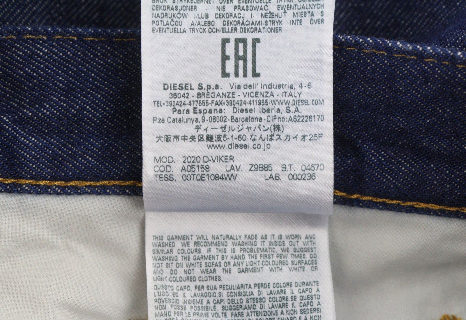 Jeans 2020 D-viker Z9b85