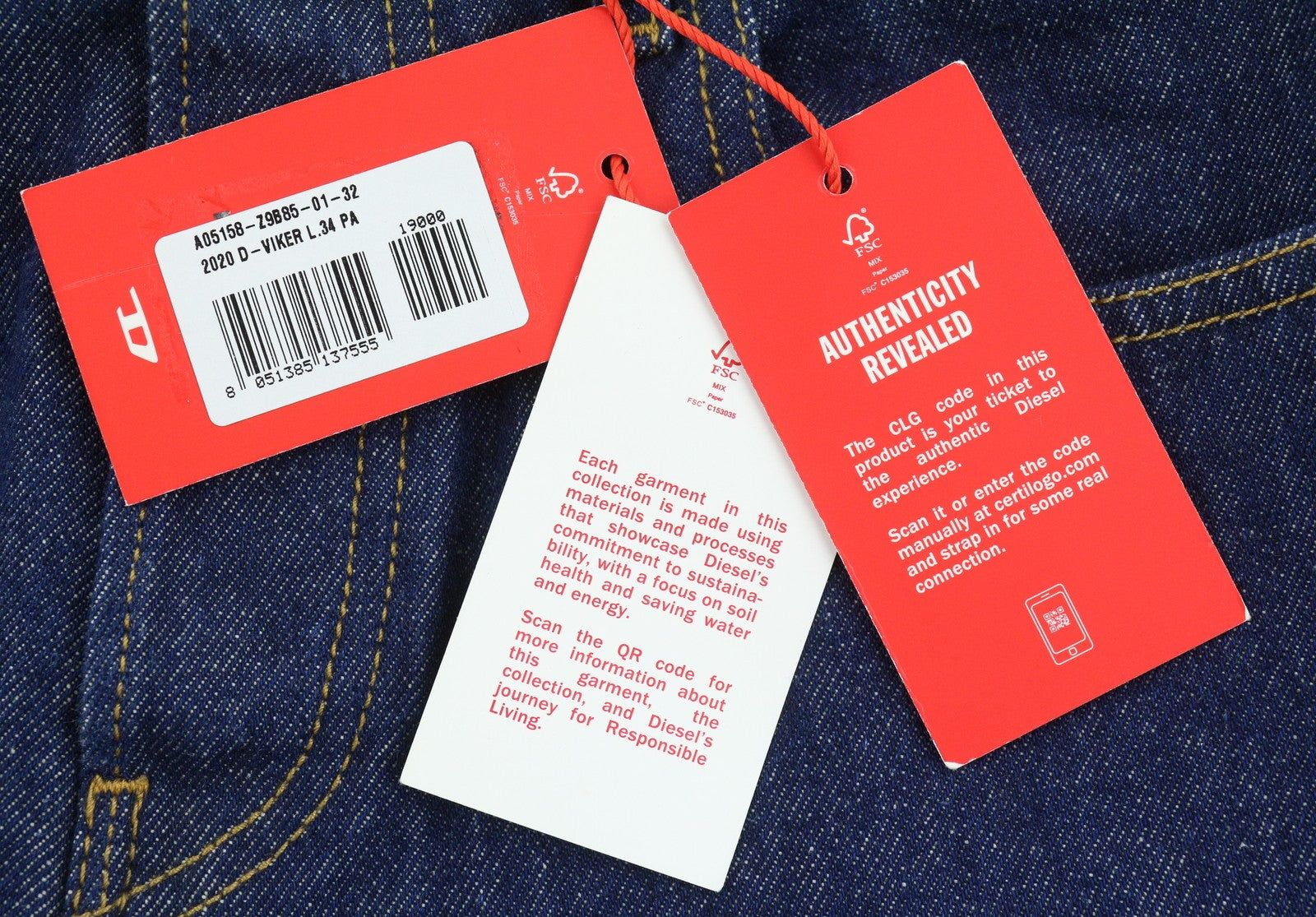Jeans 2020 D-viker Z9b85