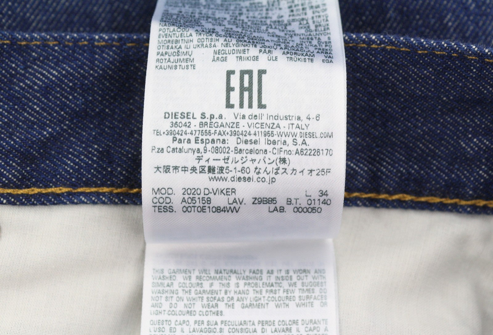 Jeans 2020 D-viker Z9b85