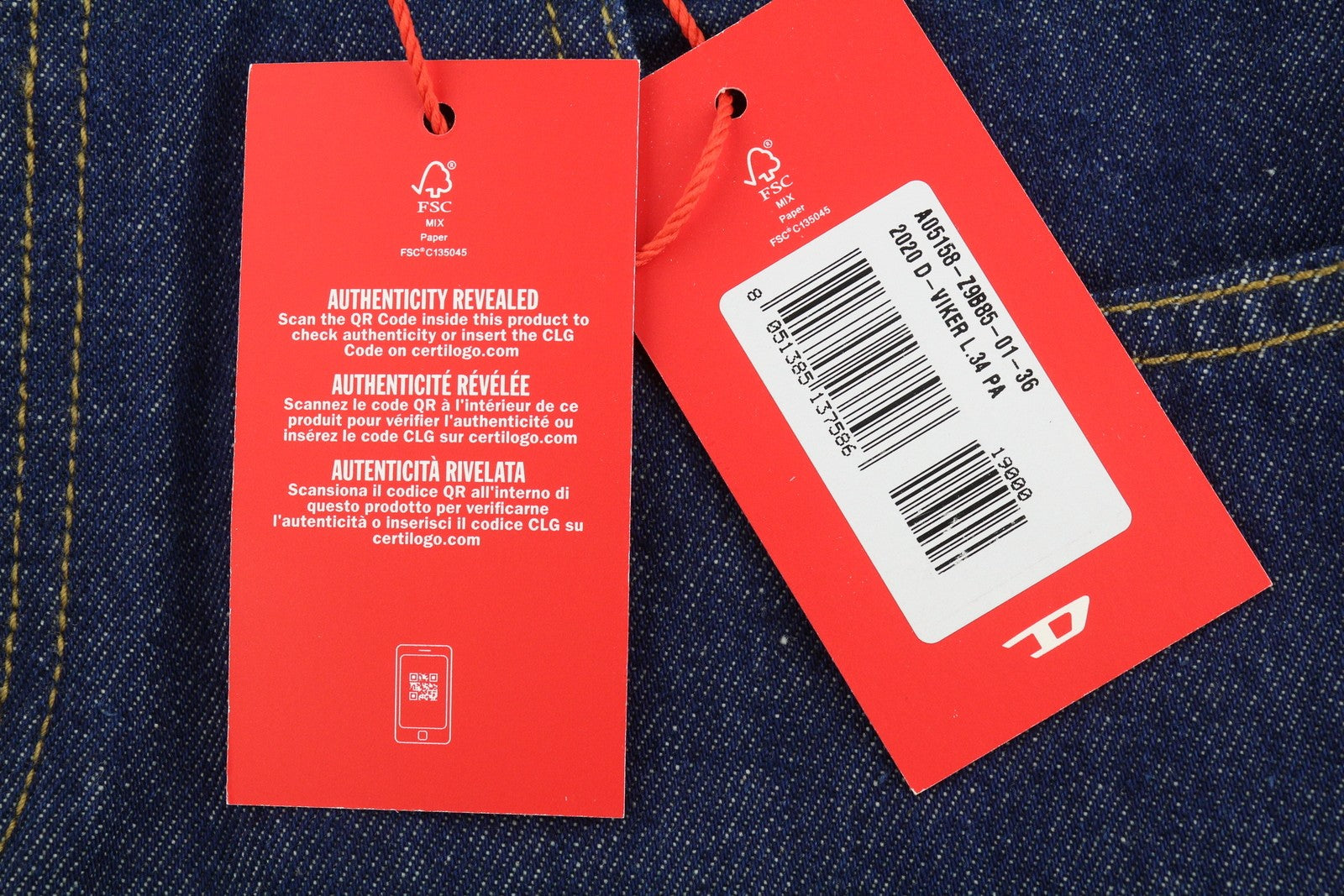 Jeans 2020 D-viker Z9b85