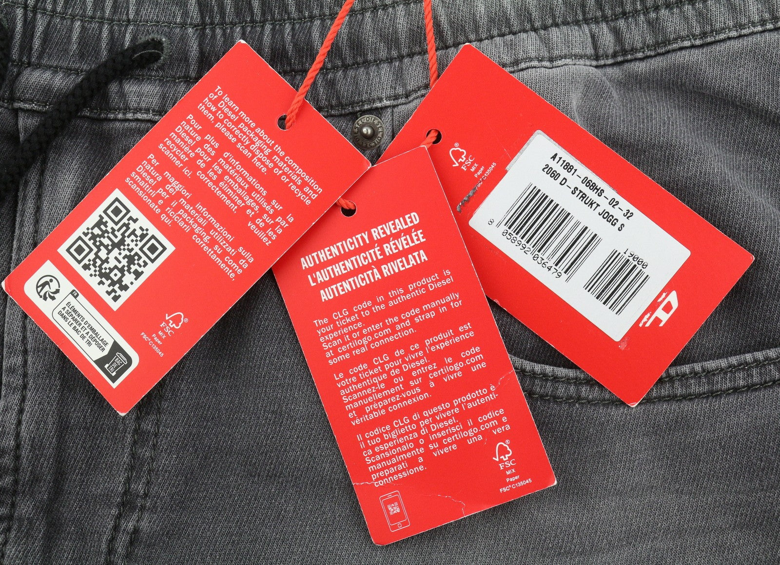 Jeans 2060 D-strukt Jogg 068hs