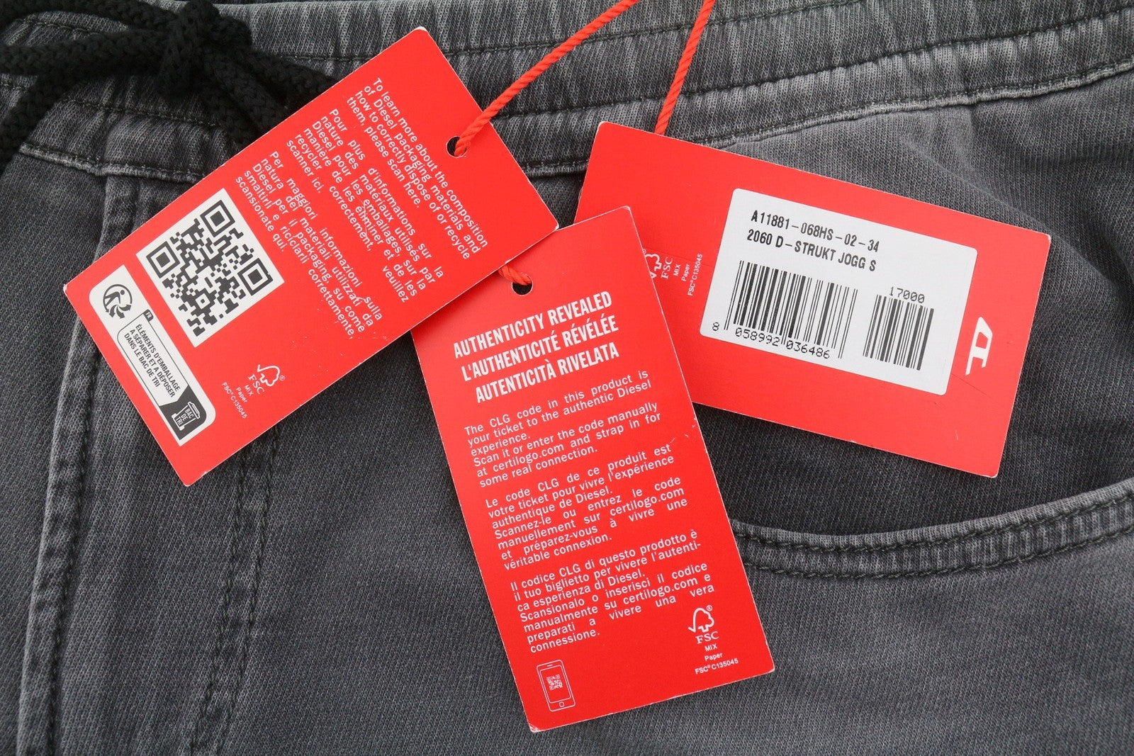 Jeans 2060 D-strukt Jogg 068hs