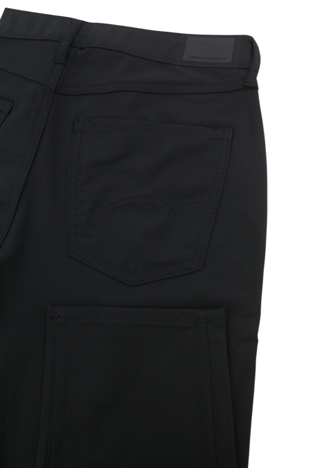 American Eagle Outfitters Active Flex Slim Men ByxorBlack Zip Fly