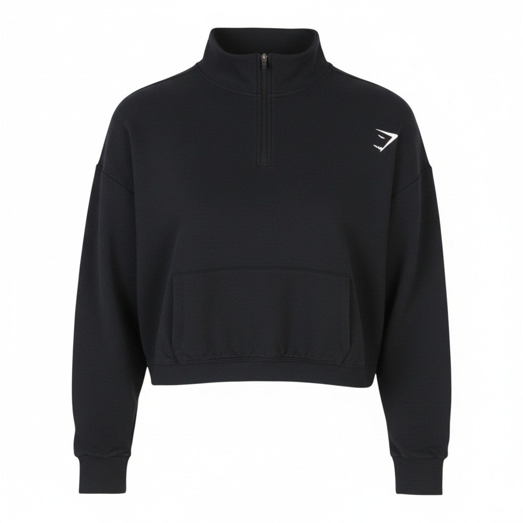 Black Viscose Sweatshirt