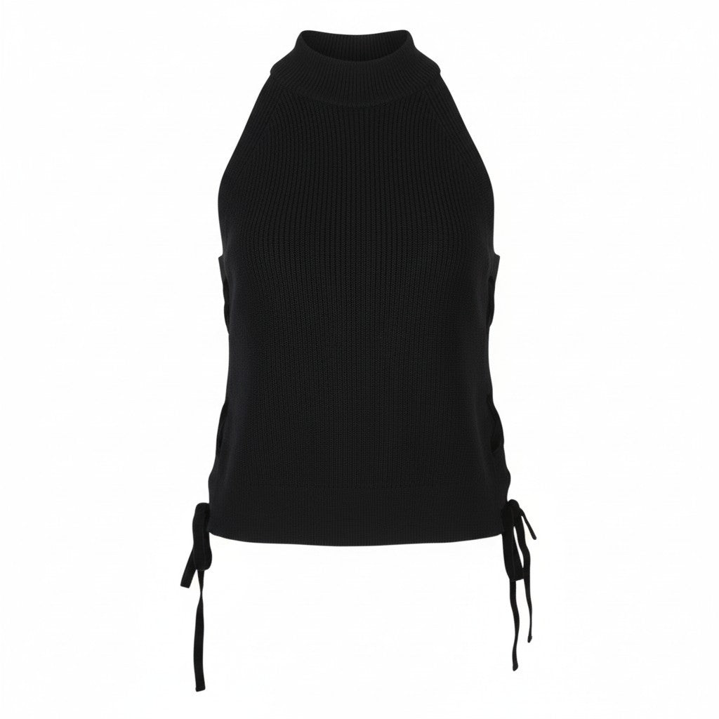 Black Viscose T-shirt