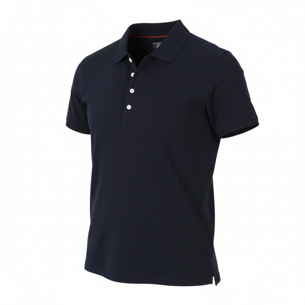 Blue Cotton Polos