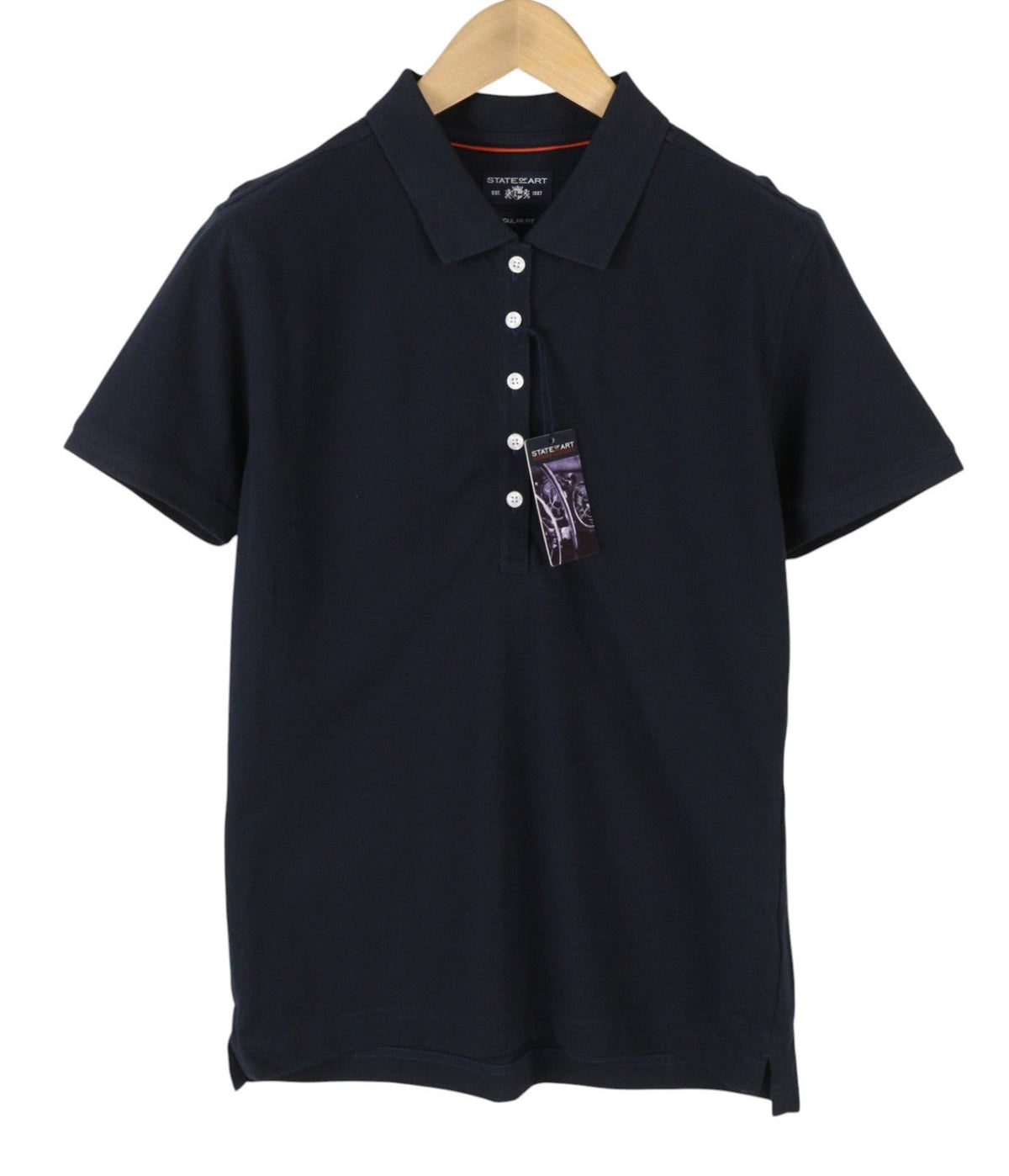Blue Cotton Polos