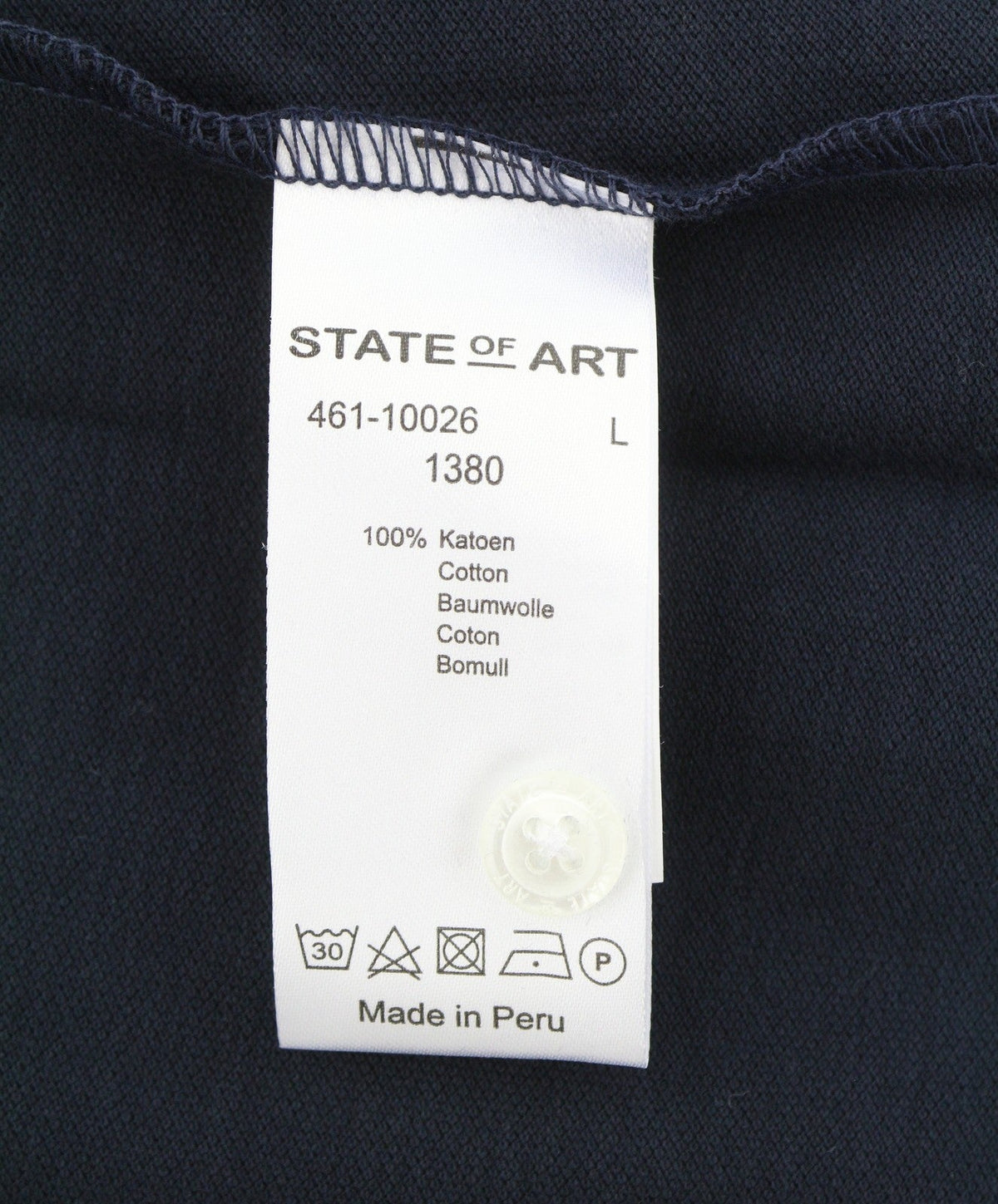 Blue Cotton Polos