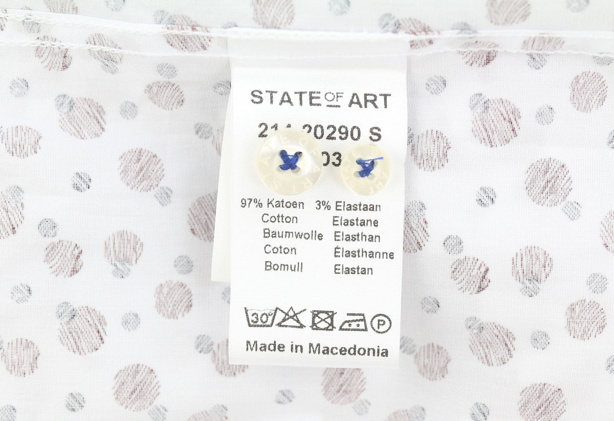 Camisa de algodón blanca