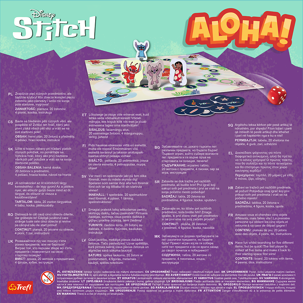 Lilo & Stitch Aloha! Family Game Trefl 02657
