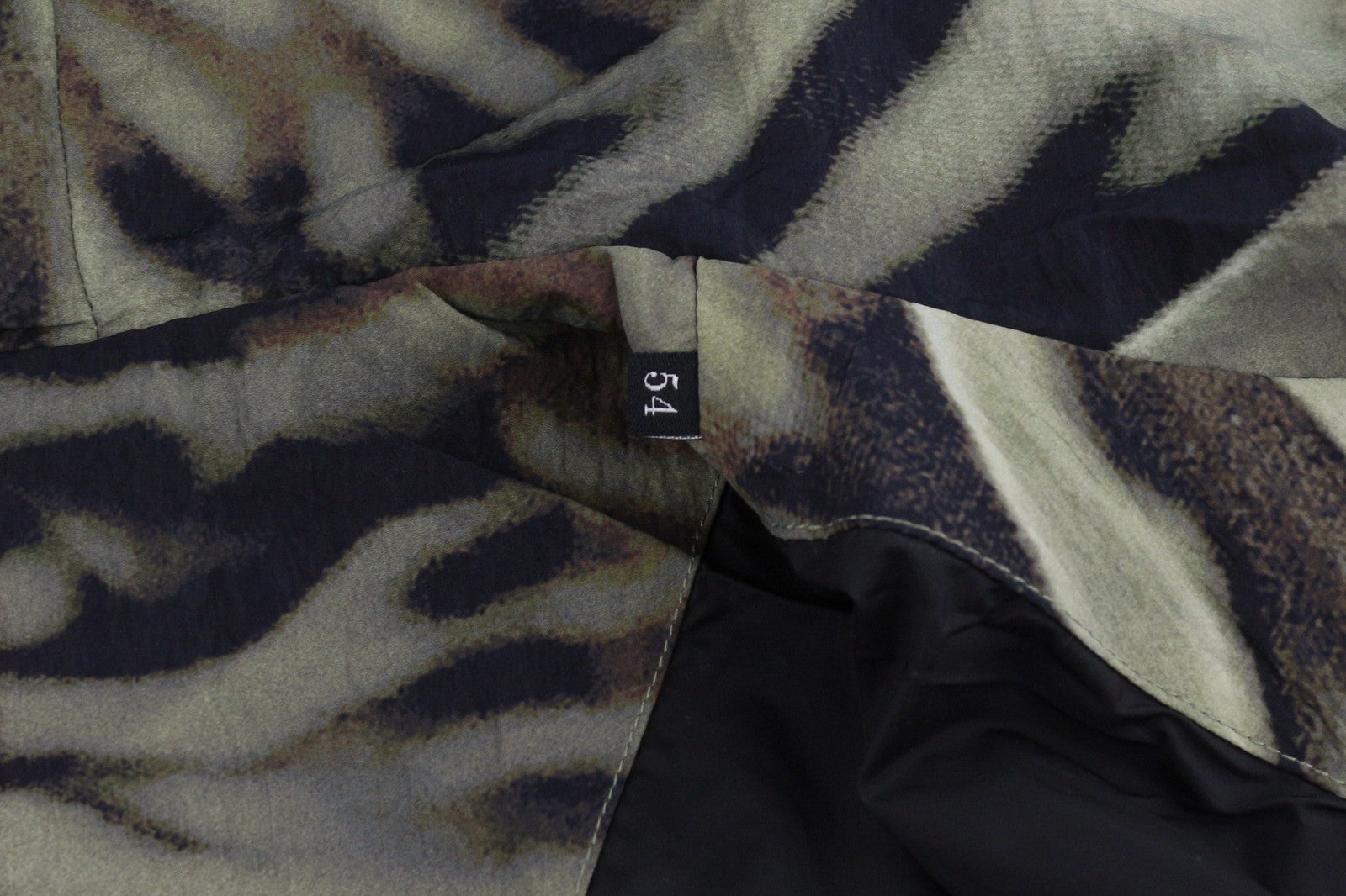 Diesel J-Leopold-Zebra Herrenjacke, grüner Kapuzen-Windjacke, leicht, RRP275