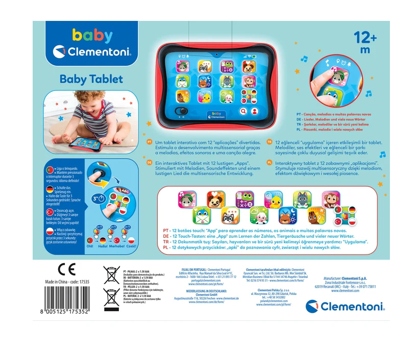 Children’s Talking Tablet – Clementoni 17535