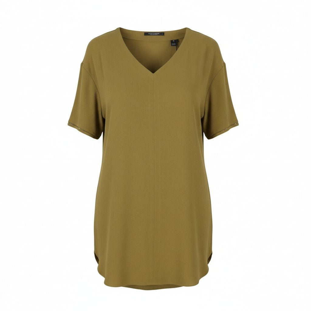 Green Polyester Dress