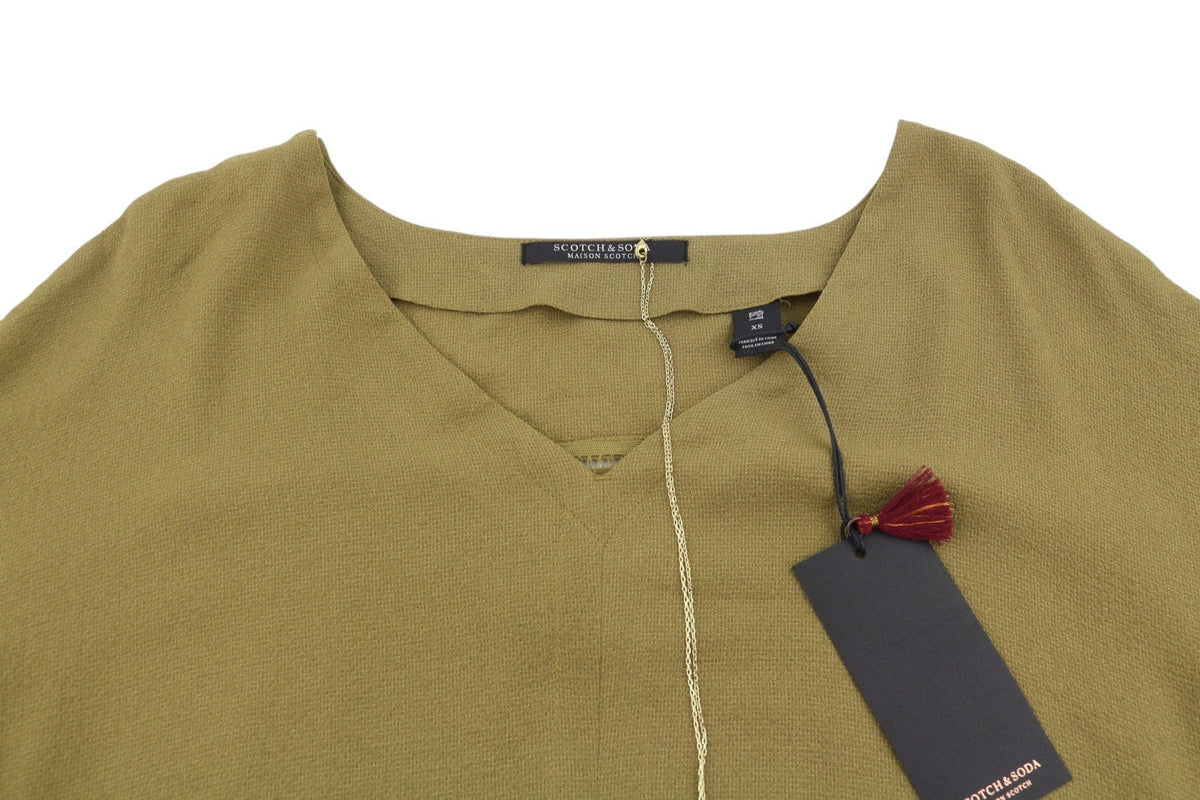 Green Polyester Dress