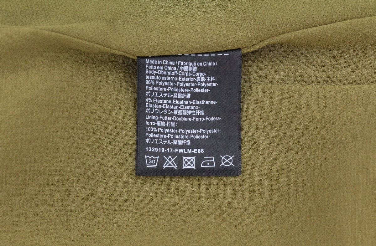 Green Polyester Dress