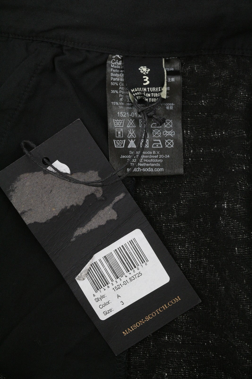 Black Cotton Trousers