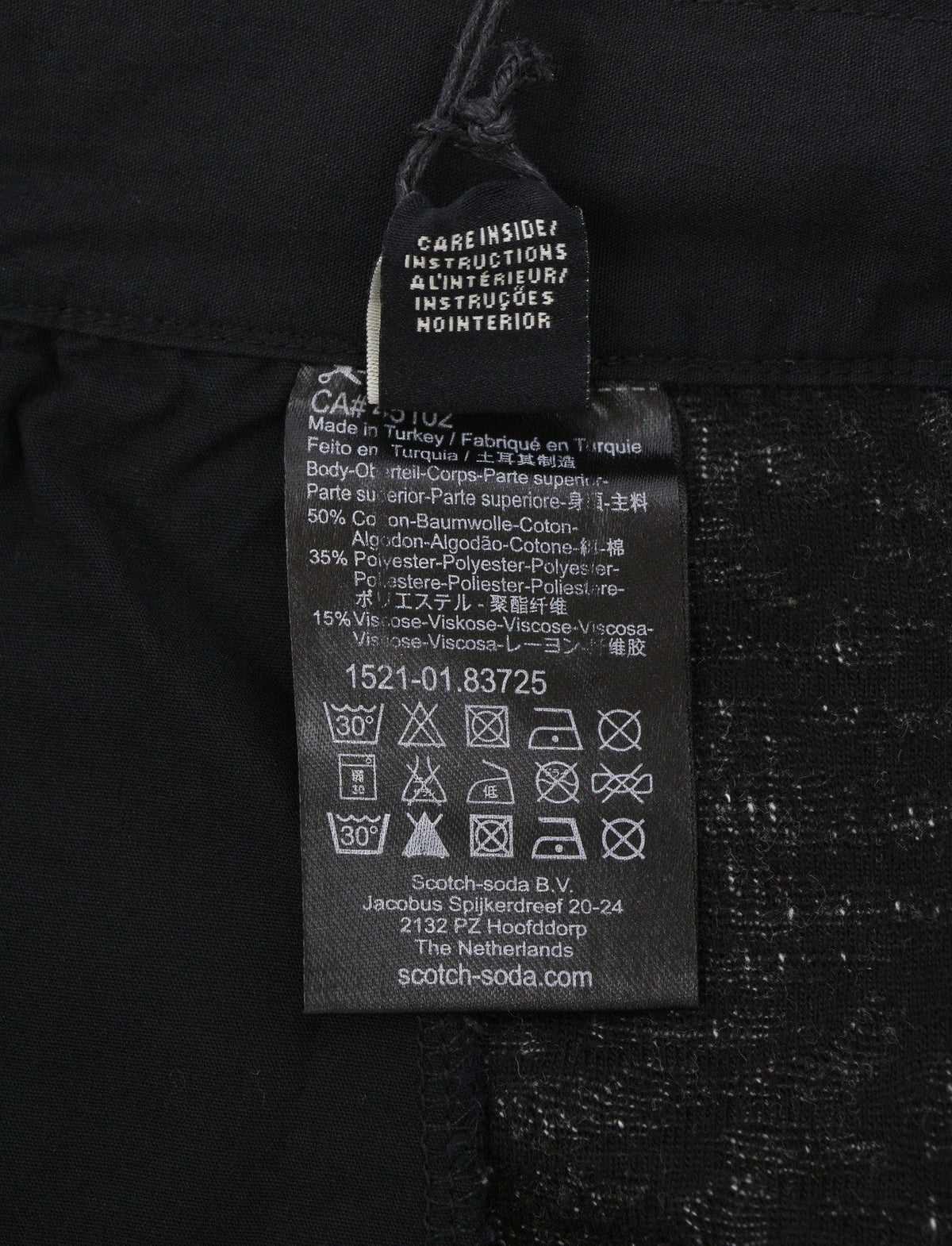 Black Cotton Trousers