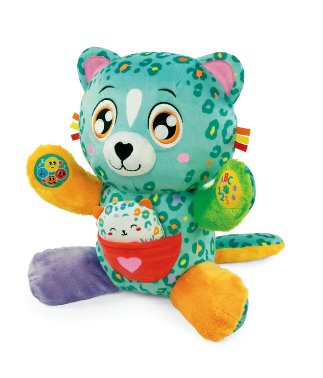 Interactive Sweet Leopards Caring Mama Chita Polish Language clementoni 50935