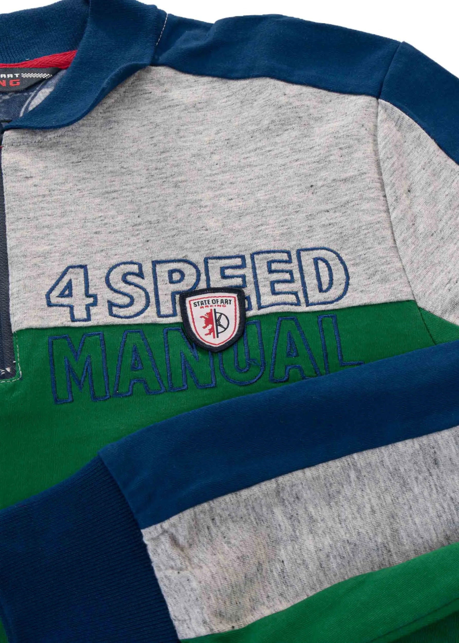 T-shirt Homme State Of Art Rugbyshirt Colorblocking Heavy Jersey Vert